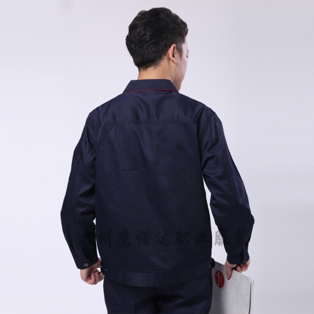 藏青拼大红物业公司工作服AC099-FC